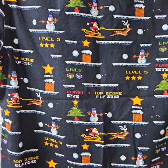 Denim & Flower Ricky Singh HolyJoly Men's Small Gamer Button-up Short Sleeve‎ - Picture 4 of 5